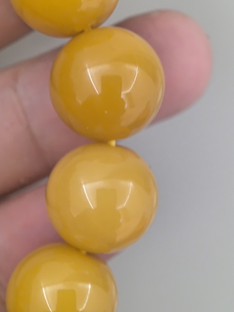 古玩玉器烤色翡翠手串拍賣,當前價格6666元