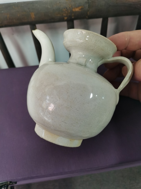 古玩陶瓷宋代影青雙系執(zhí)壺拍賣，當(dāng)前價(jià)格2450元