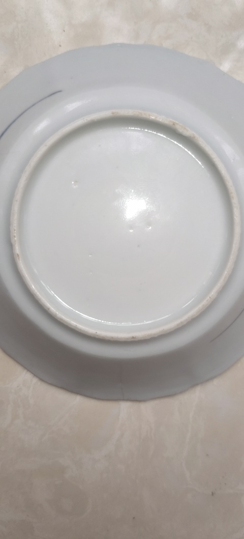 古玩陶瓷青花雉雞牡丹圖盤真品鑒賞圖