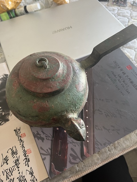 古玩銅器漢代青銅盉真品鑒賞圖