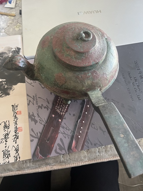 古玩銅器漢代青銅盉真品鑒賞圖