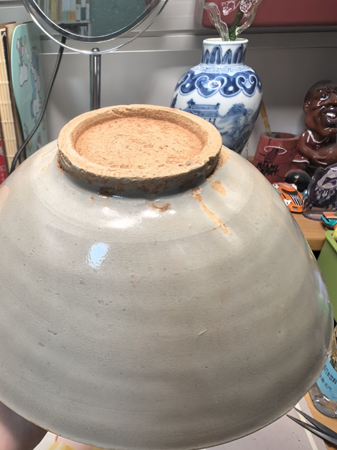 古玩陶瓷青釉碗真品鑒賞圖