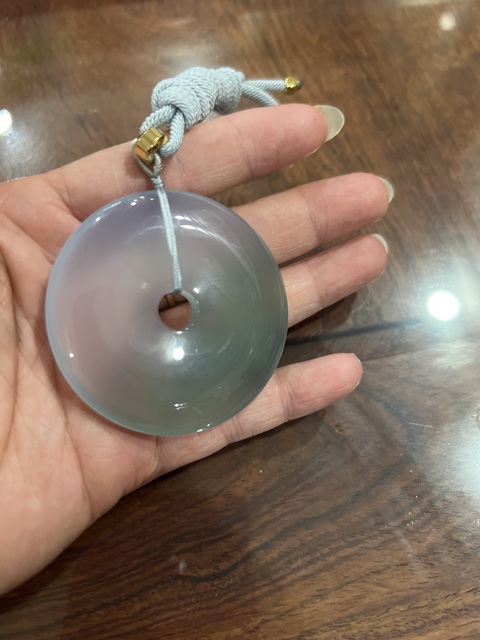 古玩玉器玉髓平安扣真品鑒賞圖