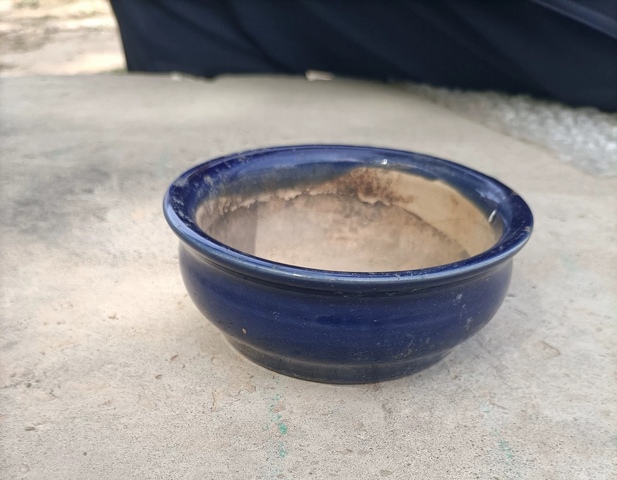 古玩陶瓷藍(lán)釉香爐真品鑒賞圖