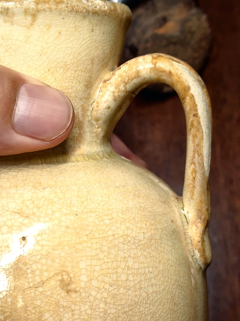 古玩陶瓷邢窯白瓷執壺真品鑒賞圖