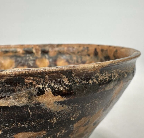 古玩陶瓷吉州窯玳瑁斑紋盞真品鑒賞圖