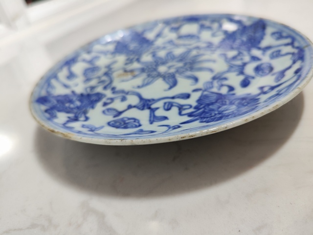 古玩陶瓷青花盤真品鑒賞圖