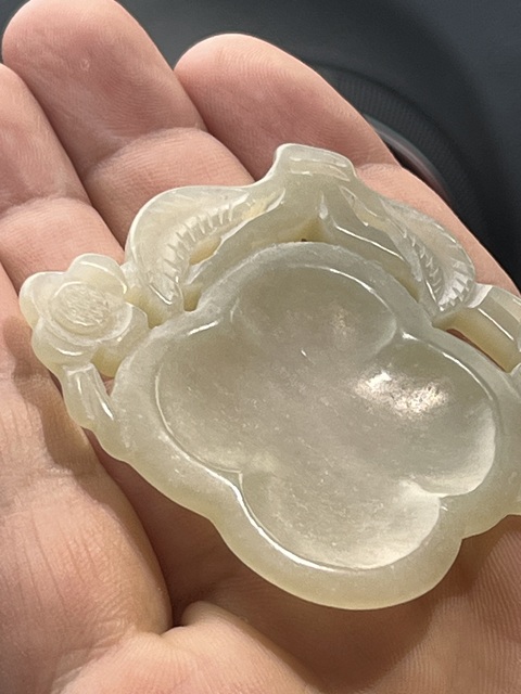 古玩玉器和田玉雕“筆舔”真品鑒賞圖