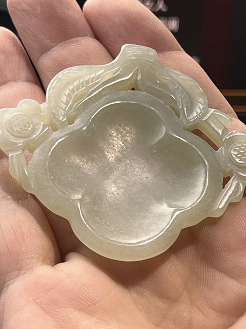 古玩玉器和田玉雕“筆舔”真品鑒賞圖
