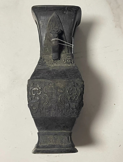 古玩銅器銅尊真品鑒賞圖