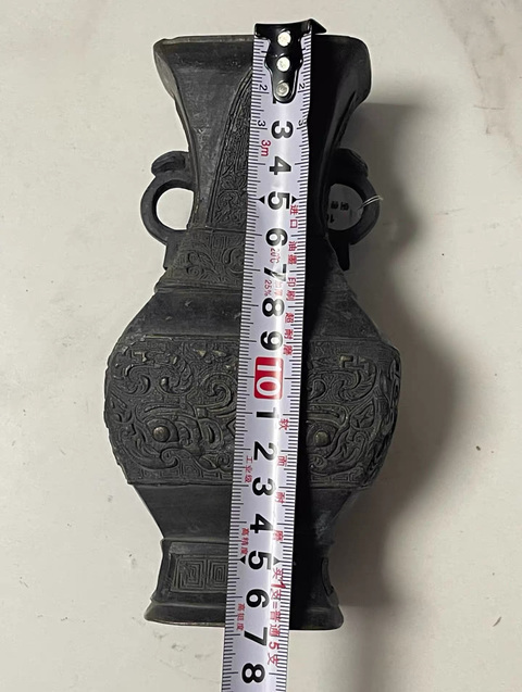 古玩銅器銅尊真品鑒賞圖