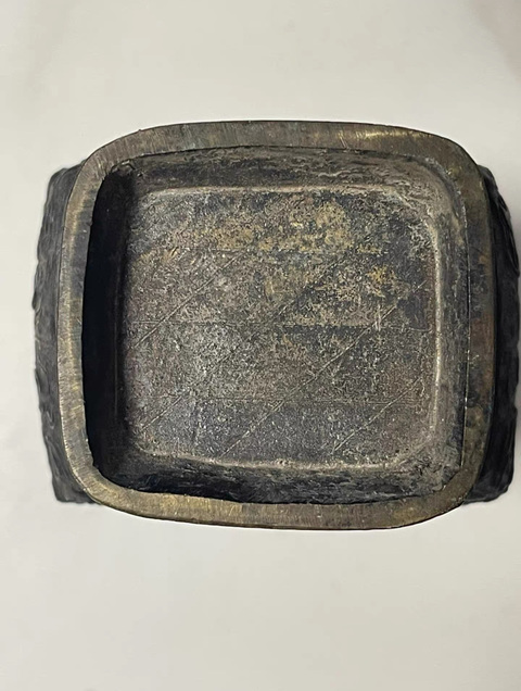 古玩銅器銅尊真品鑒賞圖