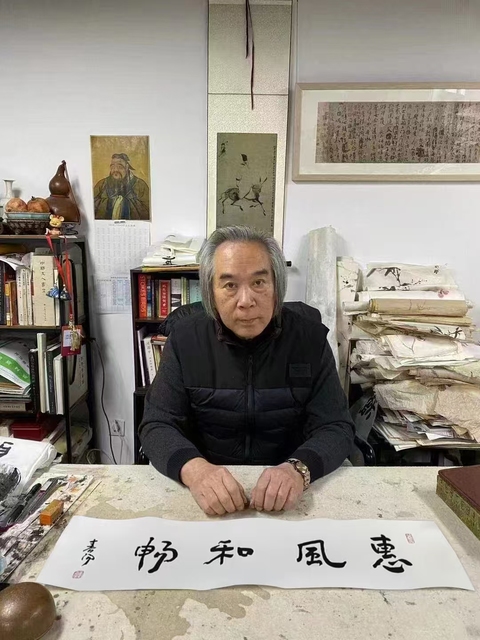 古玩字畫春陽款行書橫幅拍賣，當前價格1800元