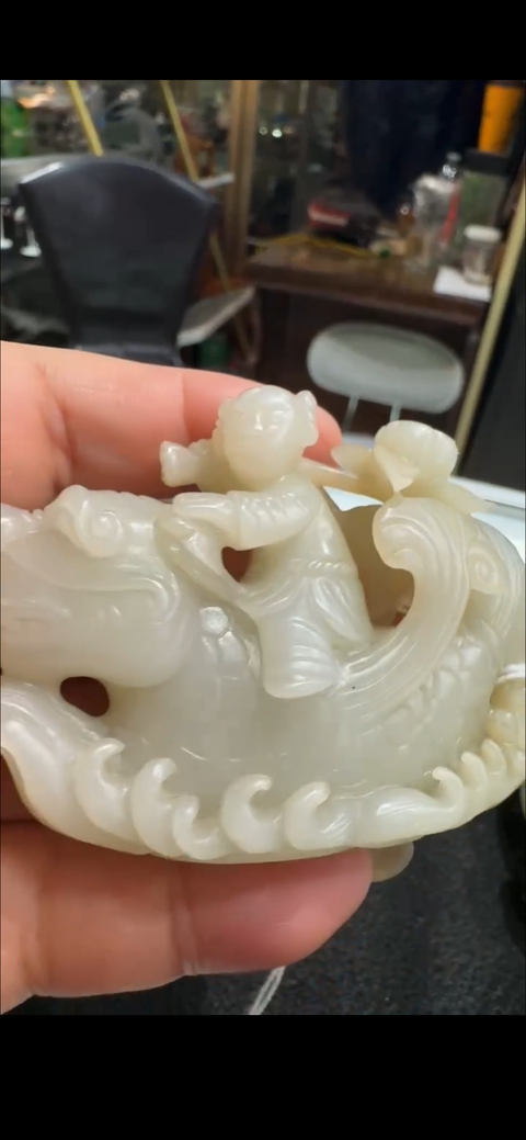 古玩玉器和田玉把件真品鑒賞圖