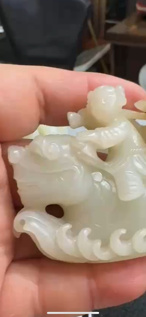 古玩玉器和田玉把件真品鑒賞圖