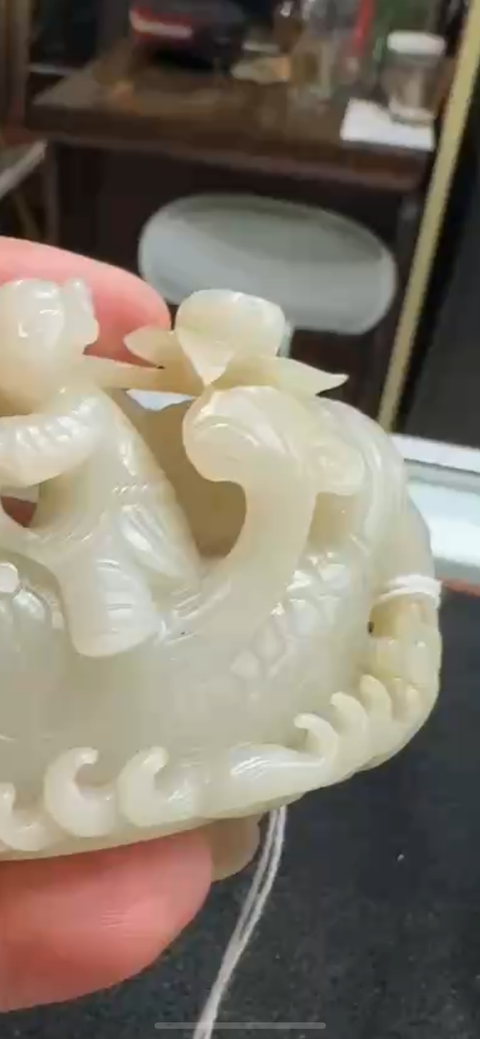 古玩玉器和田玉把件真品鑒賞圖