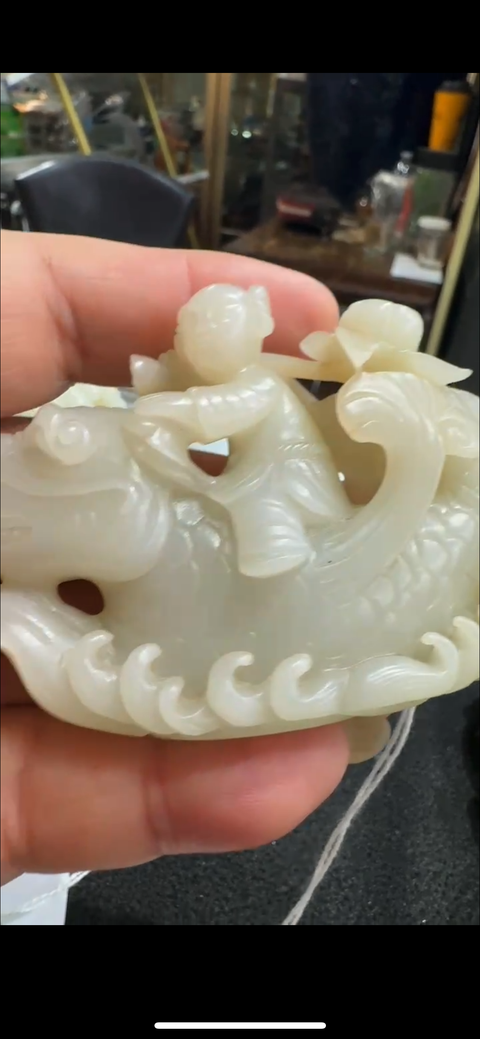 古玩玉器和田玉把件真品鑒賞圖