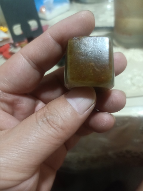 古玩玉器扳指真品鑒賞圖