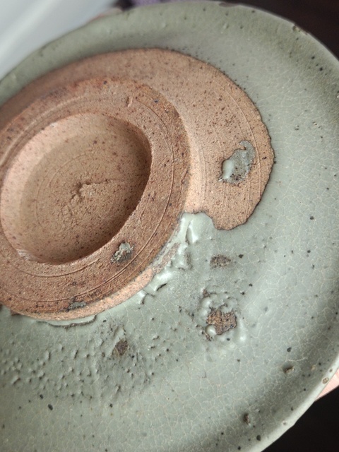 古玩陶瓷鈞窯月白釉盤真品鑒賞圖