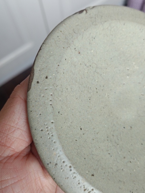 古玩陶瓷鈞窯月白釉盤真品鑒賞圖