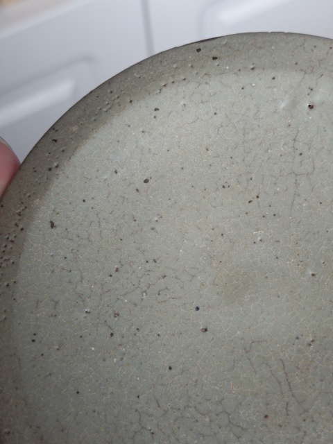 古玩陶瓷鈞窯月白釉盤真品鑒賞圖