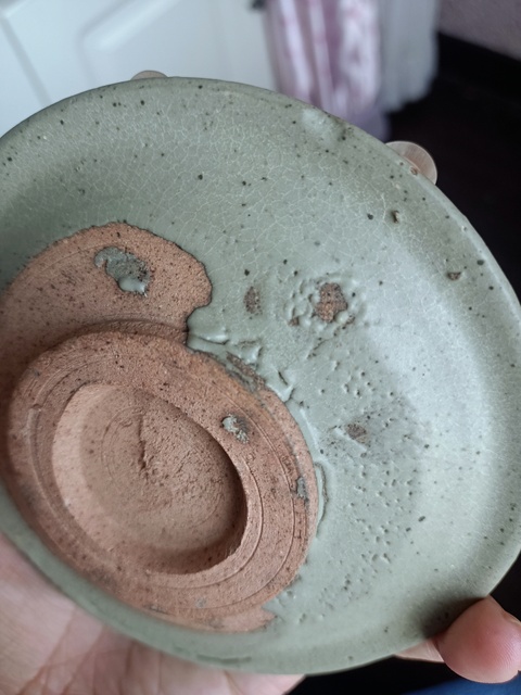 古玩陶瓷鈞窯月白釉盤真品鑒賞圖
