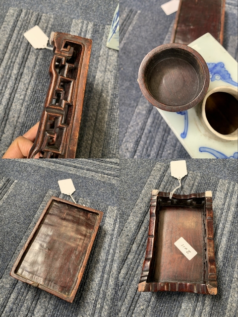 古玩陶瓷青花人物故事紋茶葉罐真品鑒賞圖