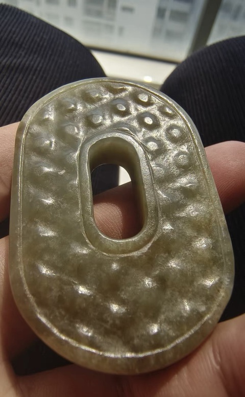 古玩玉器和田玉碧真品鑒賞圖