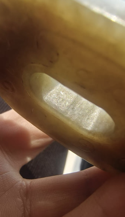 古玩玉器和田玉碧真品鑒賞圖