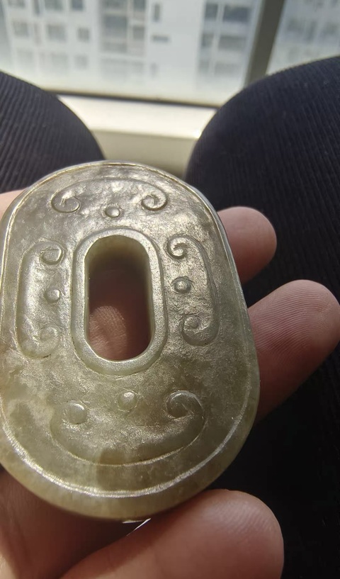 古玩玉器和田玉碧真品鑒賞圖