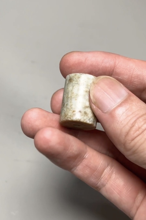 古玩玉器仿古玉勒子真品鑒賞圖