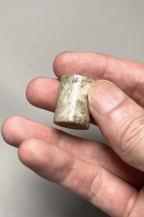 古玩玉器仿古玉勒子真品鑒賞圖