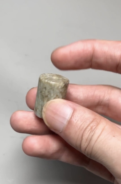 古玩玉器仿古玉勒子真品鑒賞圖