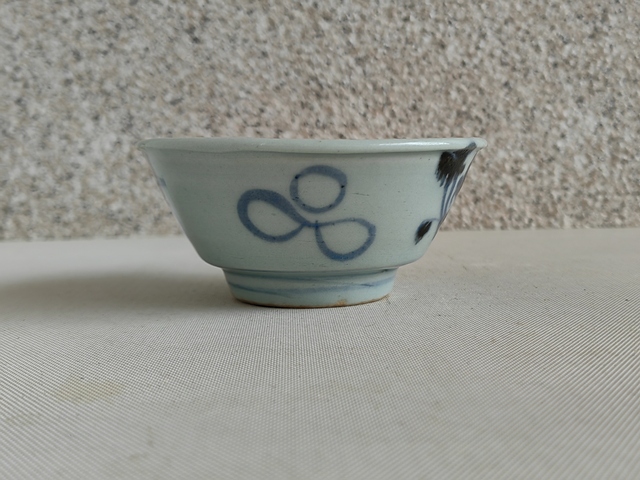 古玩陶瓷乾嘉青花碗真品鑒賞圖