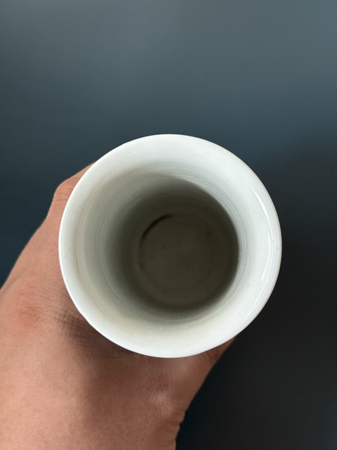 古玩陶瓷光緒花觚真品鑒賞圖