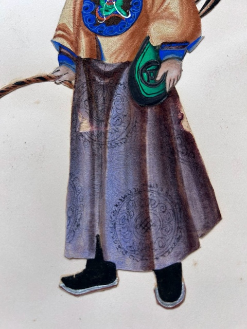 古玩字畫通草畫真品鑒賞圖