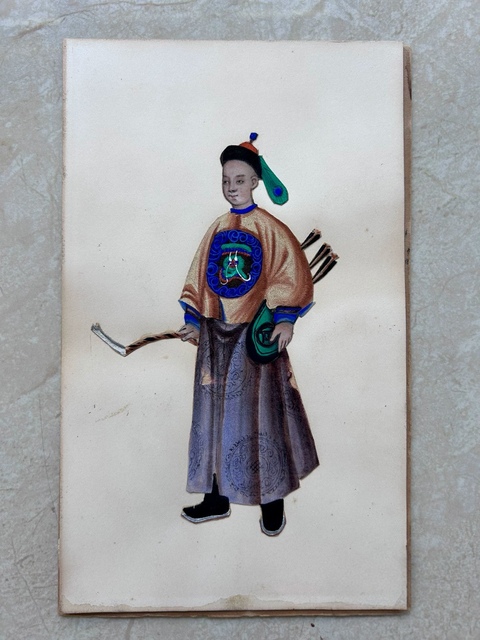 古玩字畫通草畫真品鑒賞圖