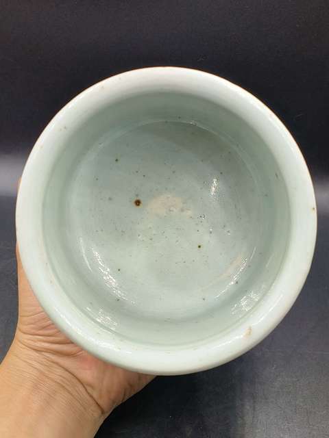 古玩陶瓷青花龍紋香爐真品鑒賞圖
