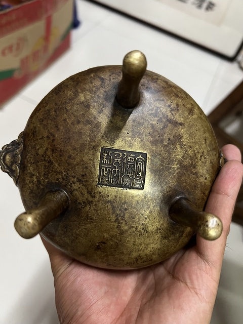 古玩銅器銅爐真品鑒賞圖