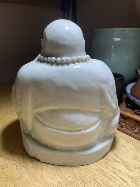 古玩陶瓷清德化窯彌勒像真品鑒賞圖