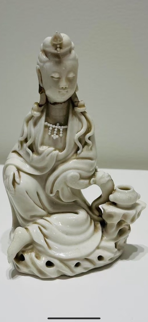 古玩陶瓷德化窯造像真品鑒賞圖
