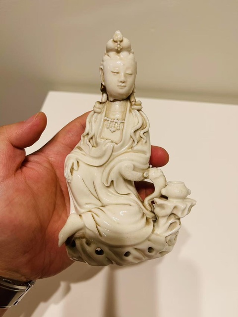 古玩陶瓷德化窯造像真品鑒賞圖