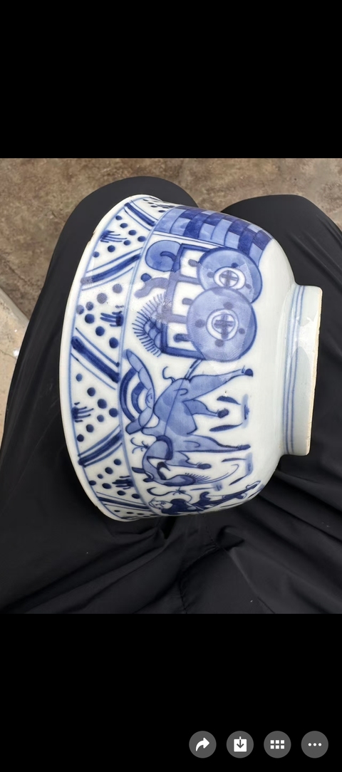 古玩陶瓷青花碗真品鑒賞圖