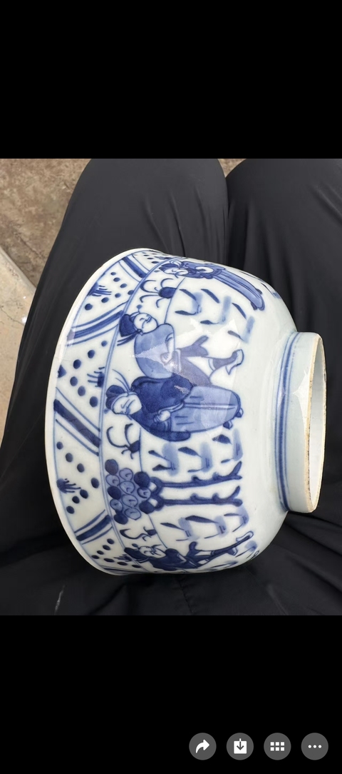 古玩陶瓷青花碗真品鑒賞圖