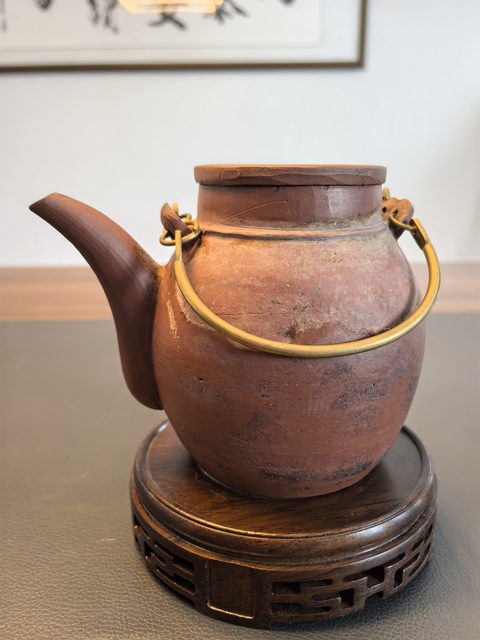 古玩雜項(xiàng)民國(guó)淄博紫砂茶壺拍賣，當(dāng)前價(jià)格1680元