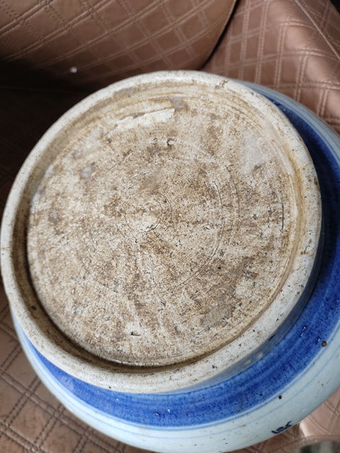 古玩陶瓷青花詩文爐真品鑒賞圖