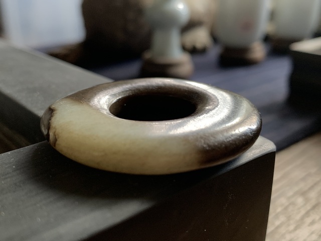 古玩玉器中古玉璧拍賣，當(dāng)前價(jià)格5500元