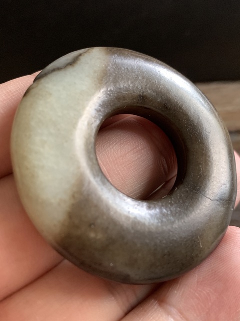 古玩玉器中古玉璧拍賣，當(dāng)前價(jià)格5500元
