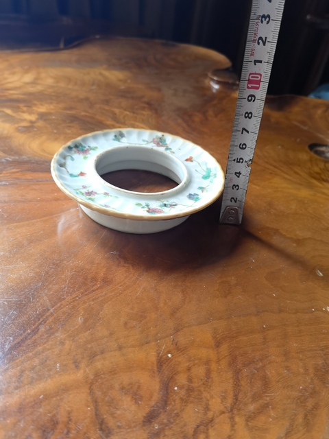 古玩陶瓷一鳴驚人粉彩盞托真品鑒賞圖
