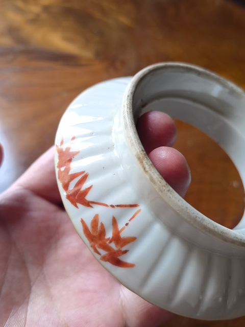 古玩陶瓷一鳴驚人粉彩盞托真品鑒賞圖